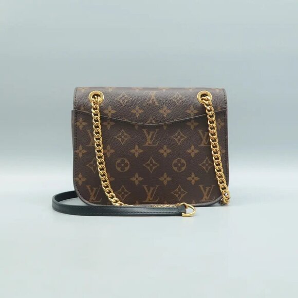 Authentic Louis Vuitton Passy Brown Monogram Canvas Shoulder Bag 2394-082024 - Picture 2 of 12